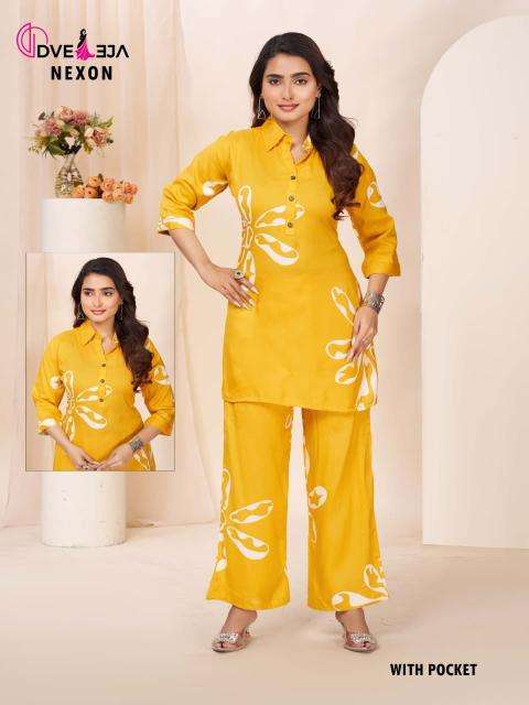 Dveeja nexon co ord set wholesale kurti market in surat with price