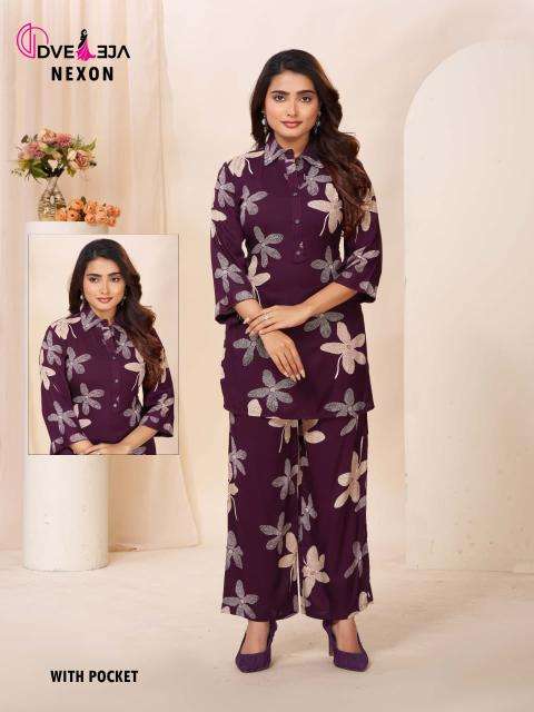 Dveeja nexon co ord set wholesale kurti market in surat with price