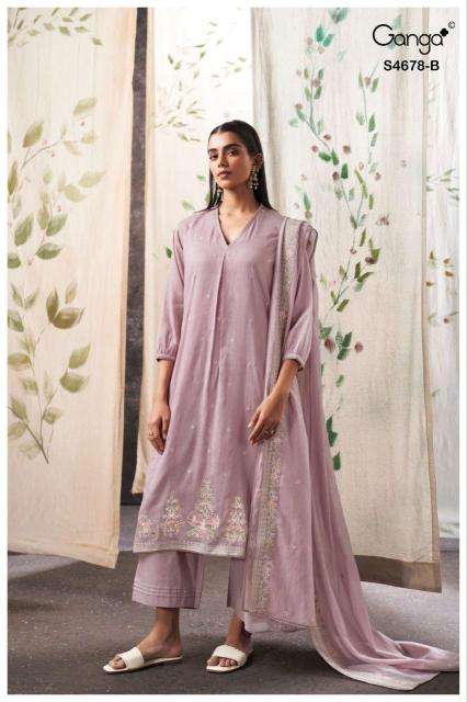 Ganga ahalya 4678 dress materials hyderabad wholesale