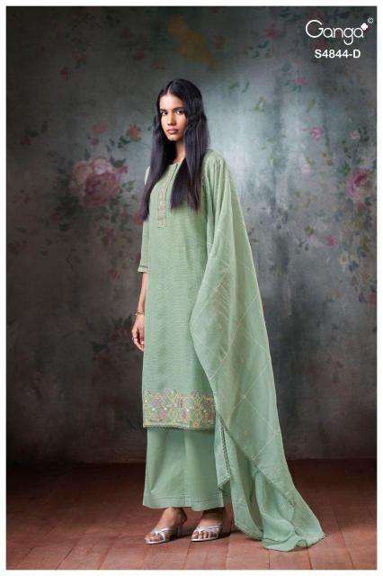Ganga caaska 4844 wholesale dress materials in mumbai with price
