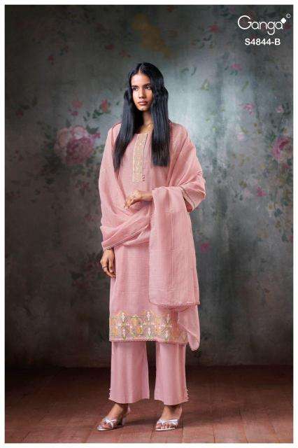 Ganga caaska 4844 wholesale dress materials in mumbai with price