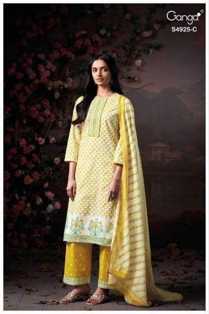 Ganga dhrisha 4925 wholesale dress materials in delhi with price