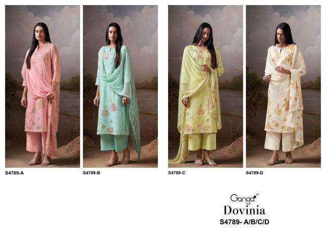 Ganga dovinia 4789 wholesale dress material shops in kolkata