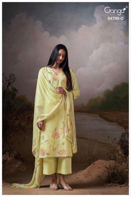 Ganga dovinia 4789 wholesale dress material shops in kolkata