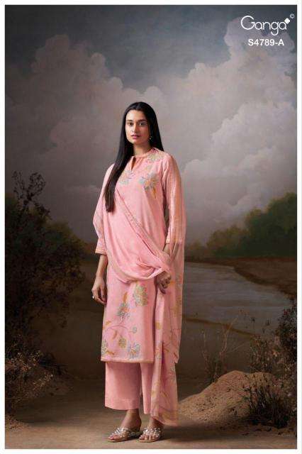 Ganga dovinia 4789 wholesale dress material shops in kolkata
