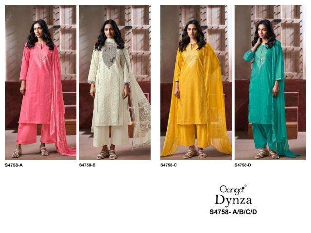 Ganga dynza 4758 wholesale dress from india