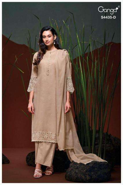 Ganga erazya 4435 wholesale dress material market in delhi