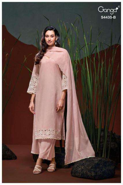 Ganga erazya 4435 wholesale dress material market in delhi