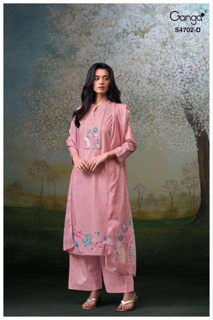 Ganga garvika 4702 wholesale dress materials in mumbai with price
