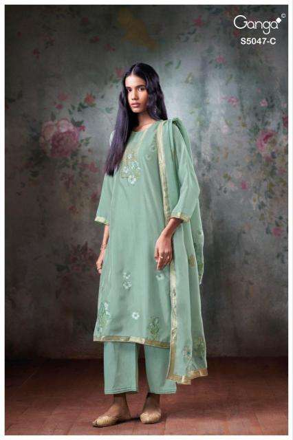 Ganga ishvanshi 5047 dress material wholesale market in kolkata