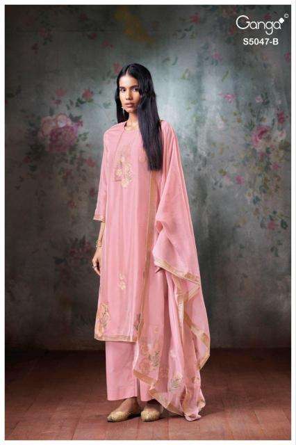 Ganga ishvanshi 5047 dress material wholesale market in kolkata