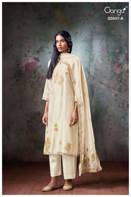 Ganga ishvanshi 5047 dress material wholesale market in kolkata