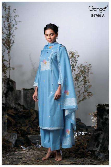 Ganga kayel 4760 wholesale dress material in pune online