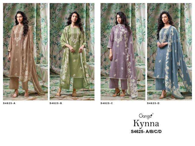 Ganga kynna 4625 wholesale dress material in gujarat