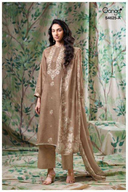 Ganga kynna 4625 wholesale dress material in gujarat