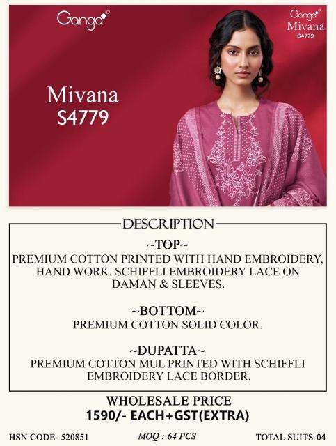 Ganga mivana 4779 wholesale dress manufacturers in delhi