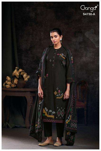 Ganga nayvya 4730 wholesale dress material in pune with price