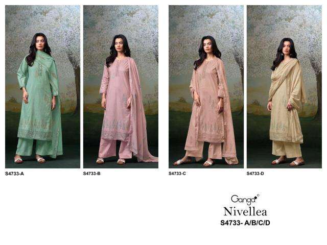 Ganga nivellea 4733 wholesale dresses made in india
