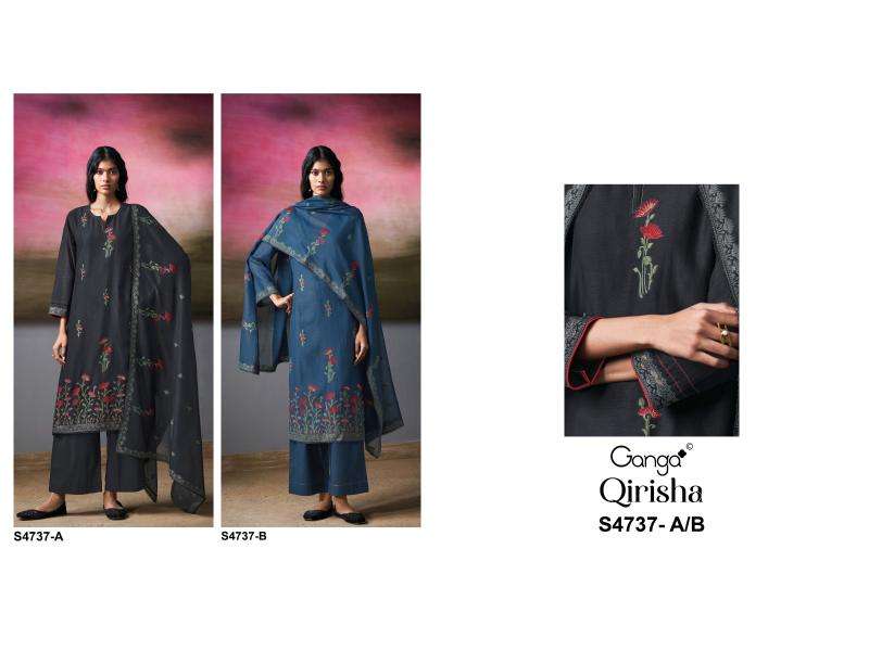 Ganga qirisha 4737 pune dress material wholesale
