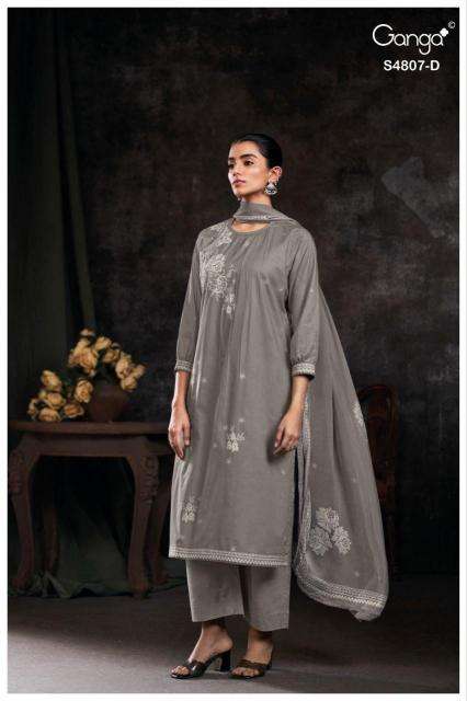 Ganga rishvya 4807 wholesale dress material shops in kolkata