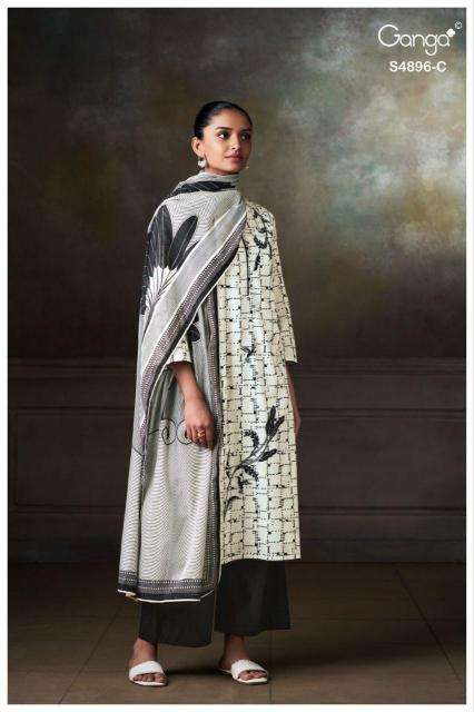 Ganga rivena 4896 best wholesale dress material market in mumbai