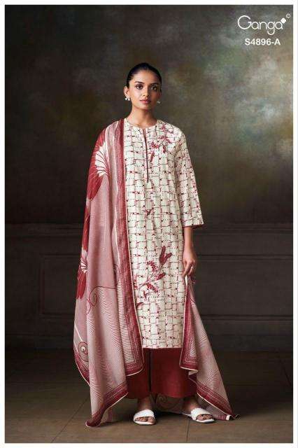 Ganga rivena 4896 best wholesale dress material market in mumbai