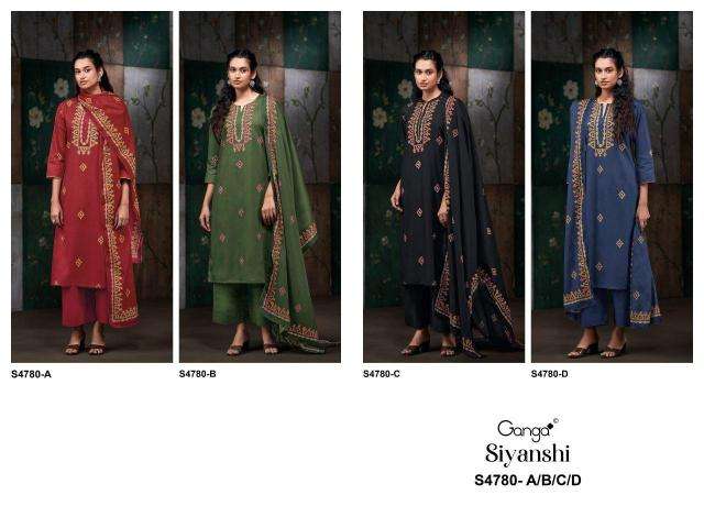 Ganga siyanshi 4780 wholesale dresses made in india