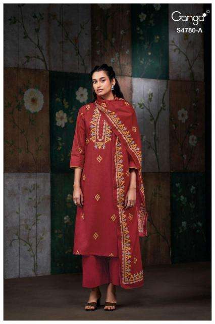 Ganga siyanshi 4780 wholesale dresses made in india