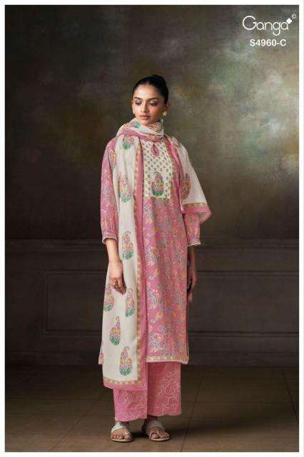 Ganga tersia 4960 wholesale dealers for dress materials in delhi