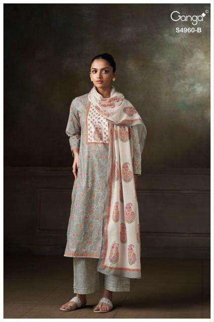 Ganga tersia 4960 wholesale dealers for dress materials in delhi