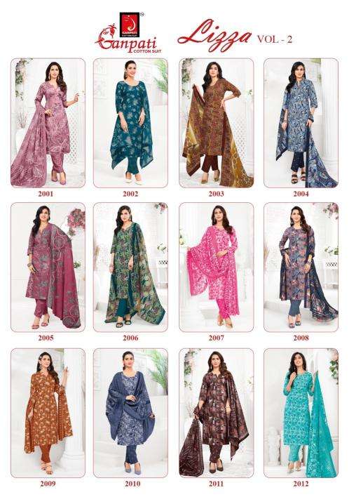 Ganpati lizza vol-2 cotton kurti wholesale market in pune