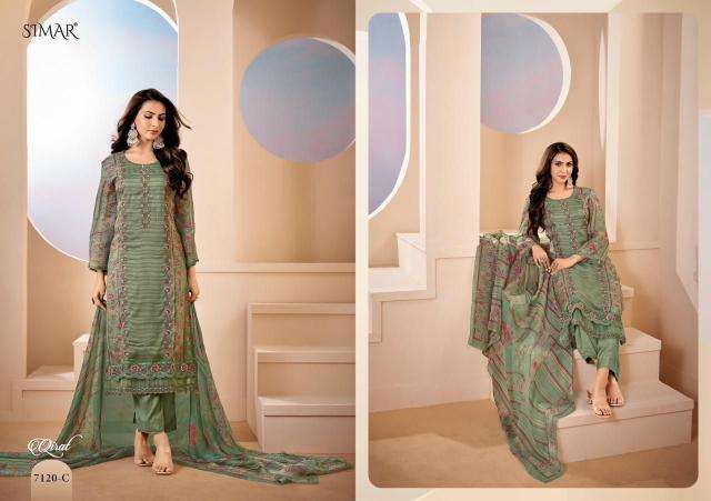 Glossy simar qirat wholesale dress materials in delhi with price