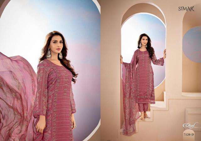 Glossy simar qirat wholesale dress materials in delhi with price