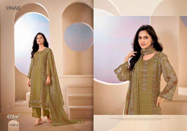 Glossy simar qirat wholesale dress materials in delhi with price