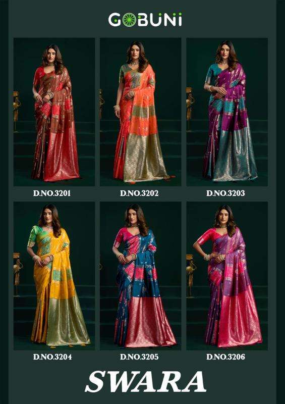 Gobuni swara fancy wholesale indian saree online shopping