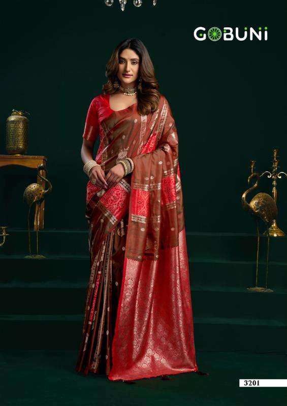 Gobuni swara fancy wholesale indian saree online shopping