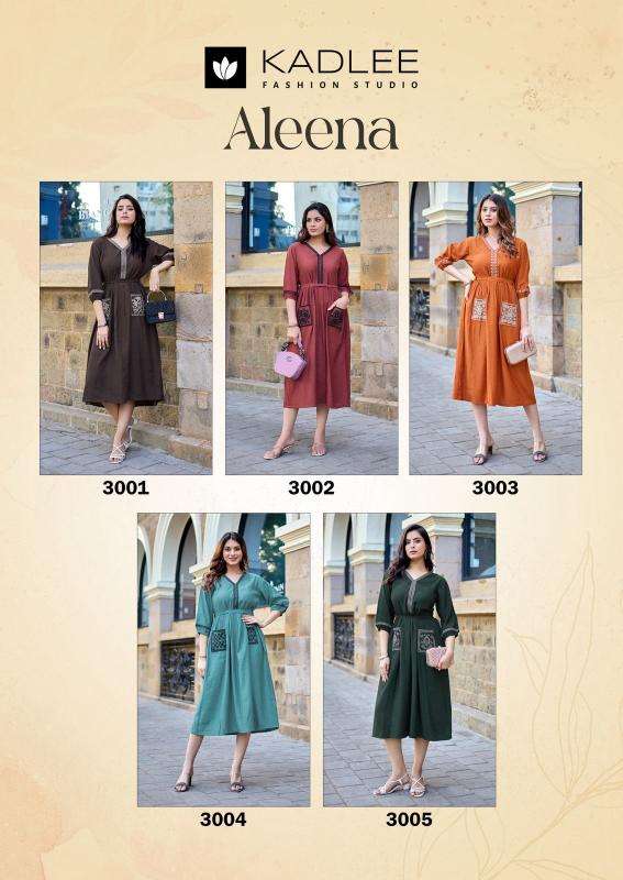 Kadlee aleena surat kurti wholesale catalog