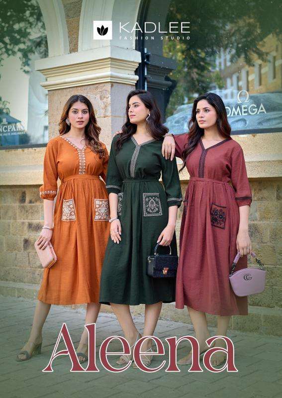 Kadlee aleena surat kurti wholesale catalog