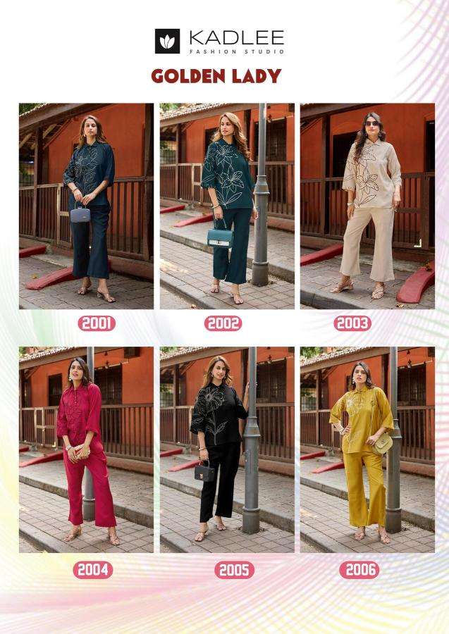 Kadlee golden lady coord set best wholesale kurti market in mumbai