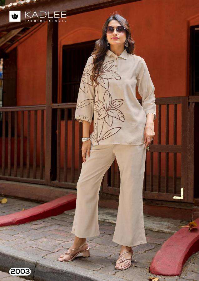 Kadlee golden lady coord set best wholesale kurti market in mumbai