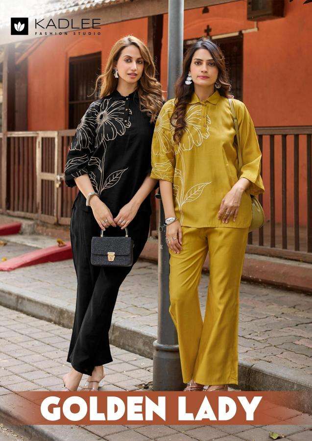 Kadlee golden lady coord set best wholesale kurti market in mumbai