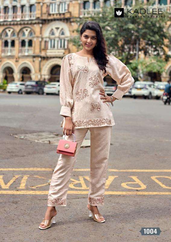 Kadlee royal touch coord set wholesale kurti set india