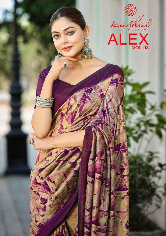 Kashvi alex vol-3 indian wholesale market saree