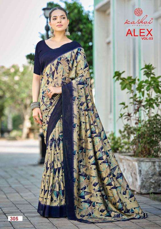 Kashvi alex vol-3 indian wholesale market saree