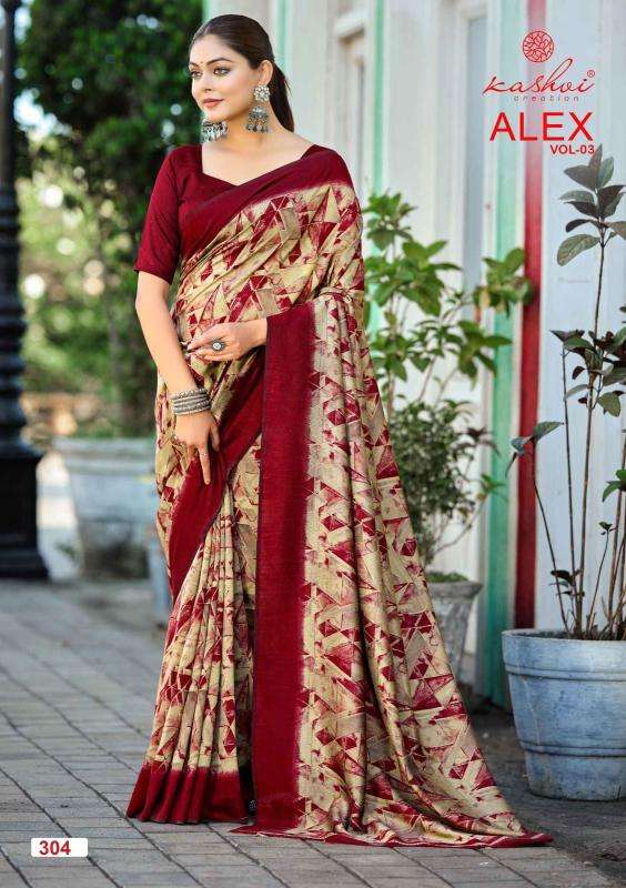 Kashvi alex vol-3 indian wholesale market saree