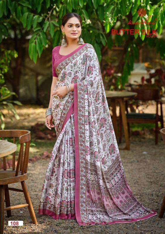 Kashvi butter silk vol 1 wholesale saree market in ahmedabad with price