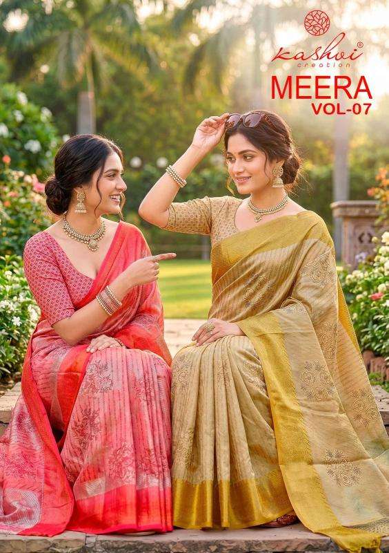 Kashvi meera vol 7 best wholesale saree market in india