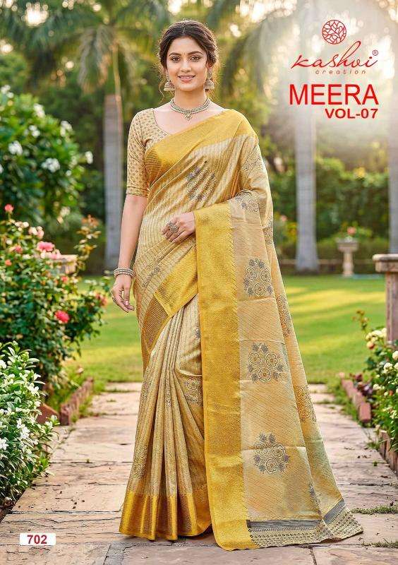Kashvi meera vol 7 best wholesale saree market in india