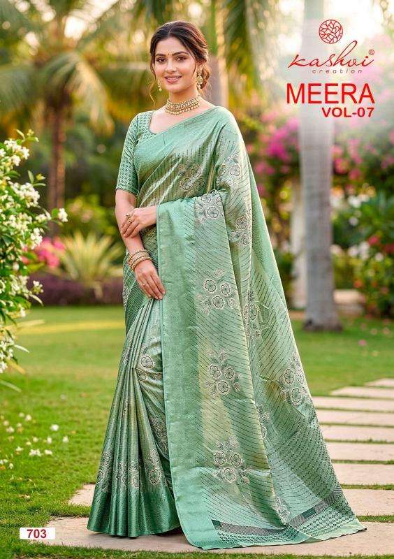 Kashvi meera vol 7 best wholesale saree market in india