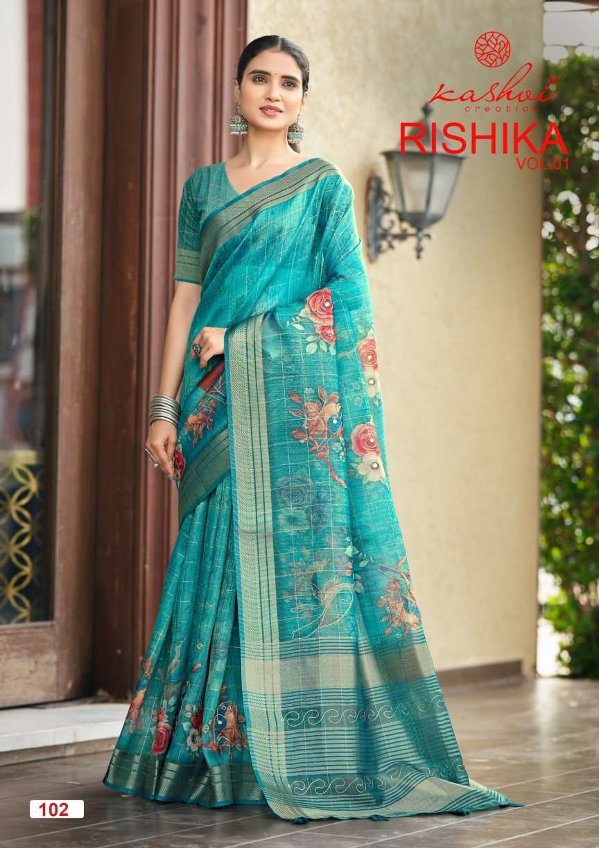 Kashvi Rishika Vol 1 wholesale saree dealers india